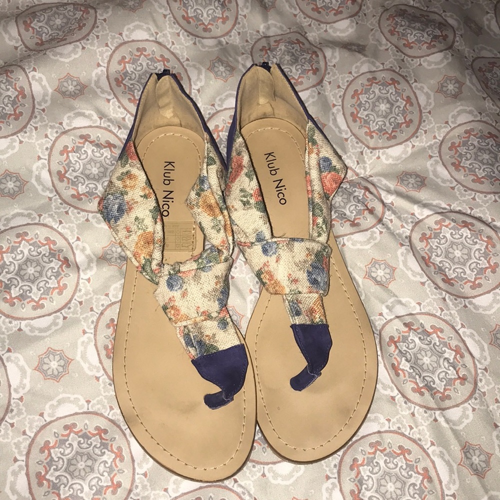 Klub Nico floral sandals